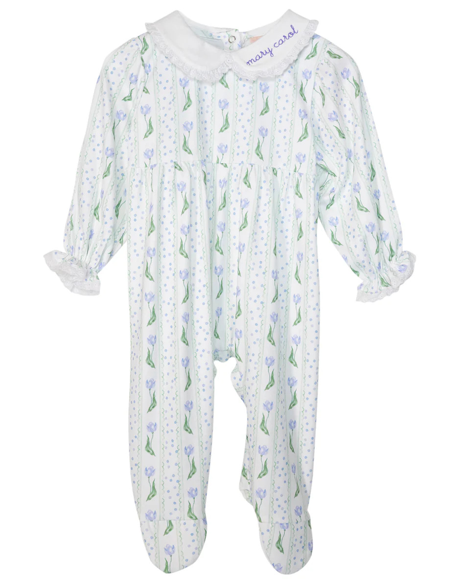 Dotty Tulips Knit Layette | Smockingbird Kids