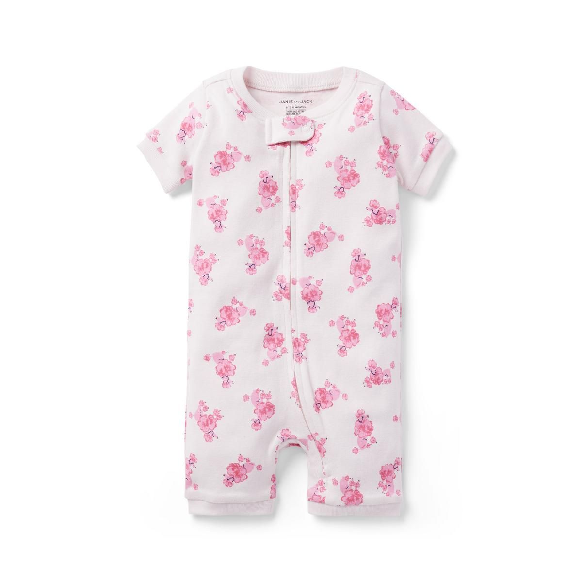 Baby Good Night Short Zip Pajama in Poodle Perfect | Janie and Jack