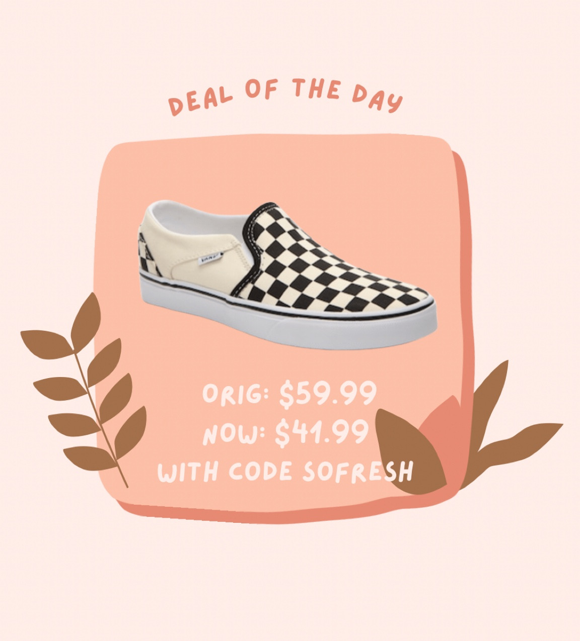 Vans on sale!

#LTKSale #LTKshoecrush #LTKunder50