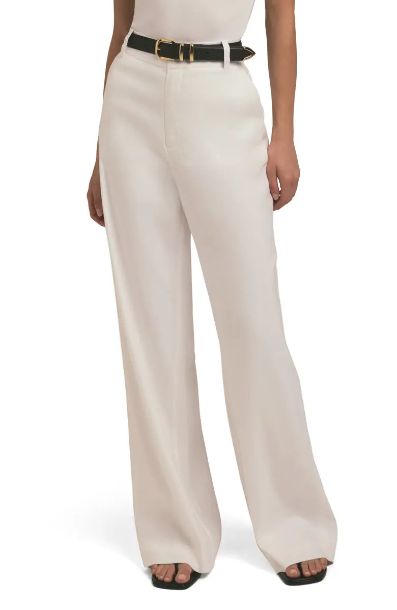 Favorite Daughter The Jones Linen Blend Wide Leg Pants | Nordstrom | Nordstrom