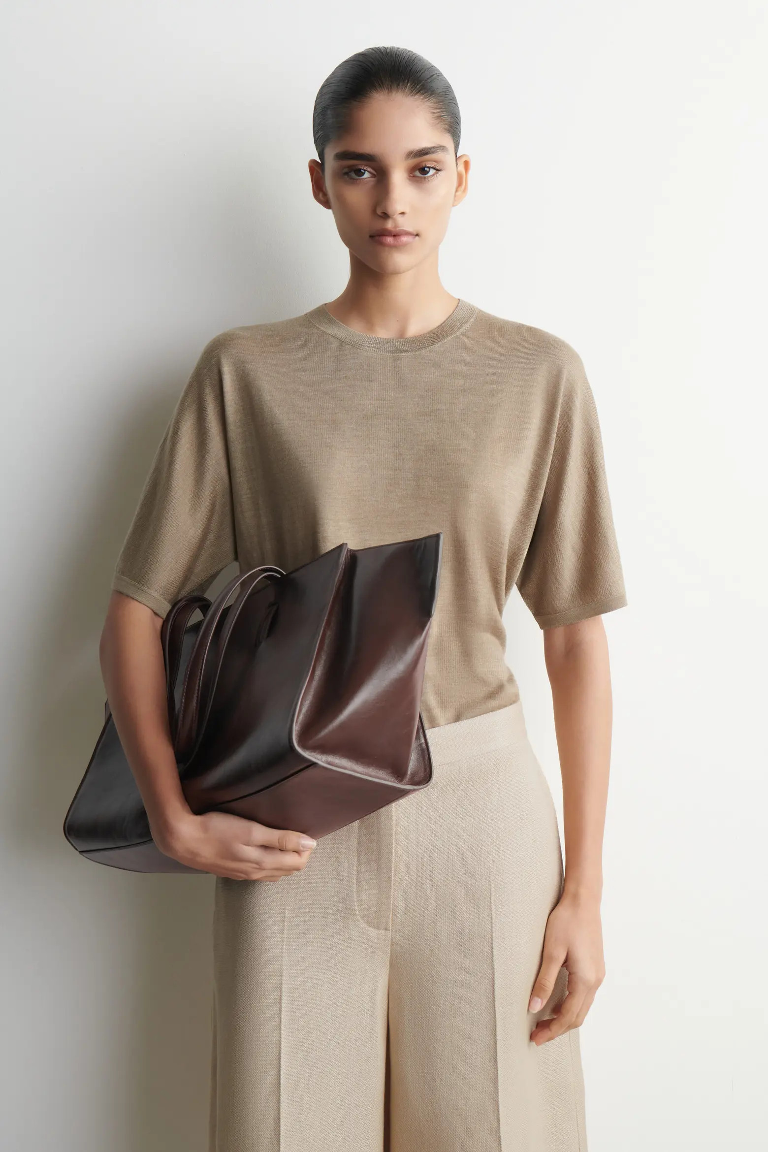 COS Knitted Merino Wool T-Shirt (Women) | Nordstrom | Nordstrom