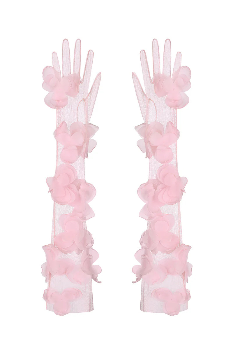 MARTINA GLOVES IN PINK | Selezza | CULT MIA | CULT MIA UK LTD