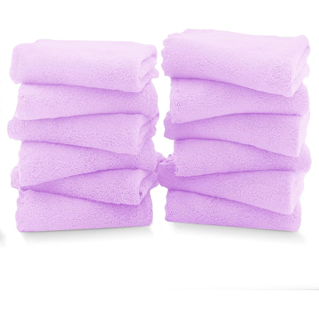 12-Pack Premium Microfiber Washcloths | Bed Bath & Beyond