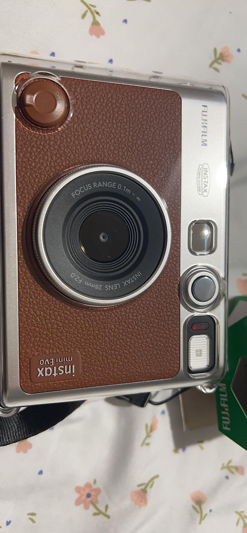 Fujifilm Instax Mini EVO Instant Camera - Brown | Amazon (US)