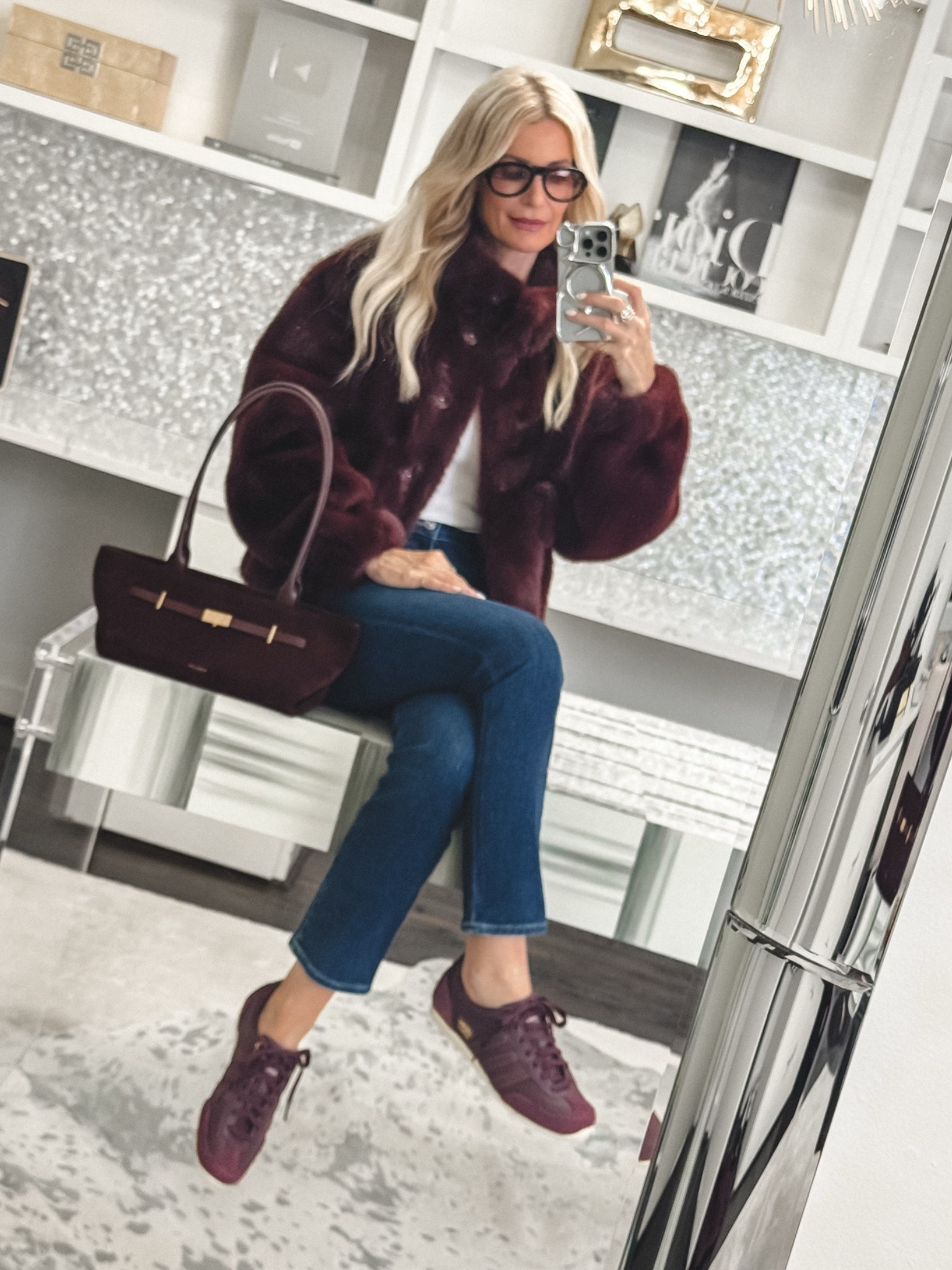 If you’re shopping the Nordstrom Anniversary Sale, don’t skip this look! 🤎

This burgundy faux fur bomber jacket is one of my favorite pieces from the sale. It’s incredibly soft, so chic, and the perfect statement jacket for fall. I paired it with these flattering Paige cigarette jeans and my favorite burgundy sneakers that are under $100 and unbelievably comfortable.

The best part? Everything is still in stock! I’m wearing an XS in the jacket and a 24 in the jeans

#LTKootd #LTKOver40 #LTKSaleAlert