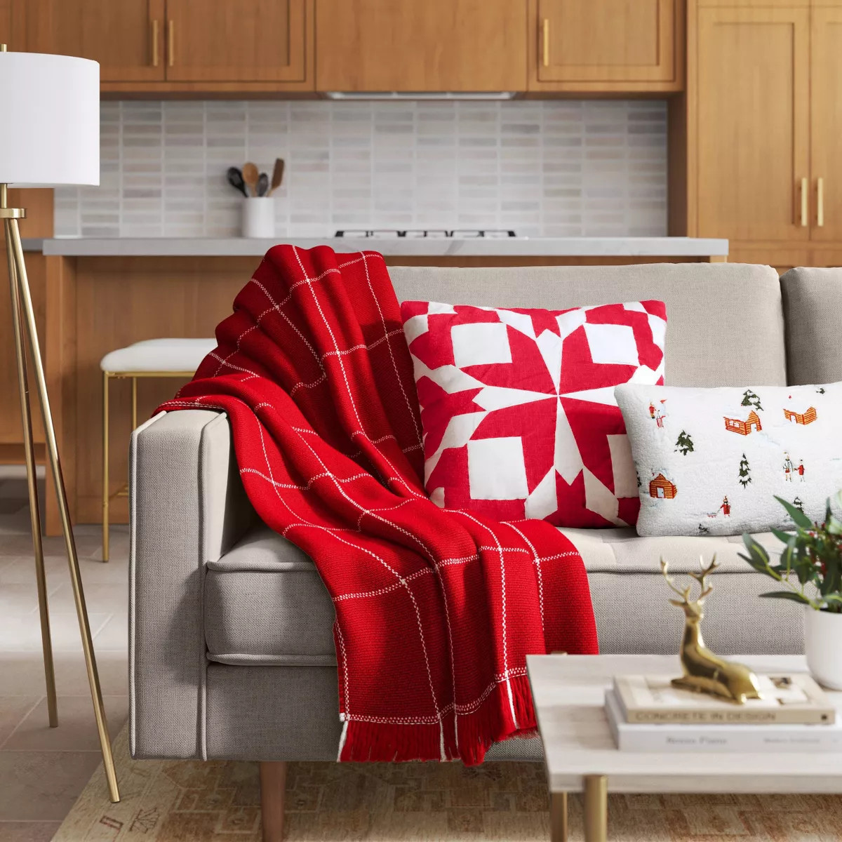 Woven Windowpane Throw Blanket - Threshold™ | Target