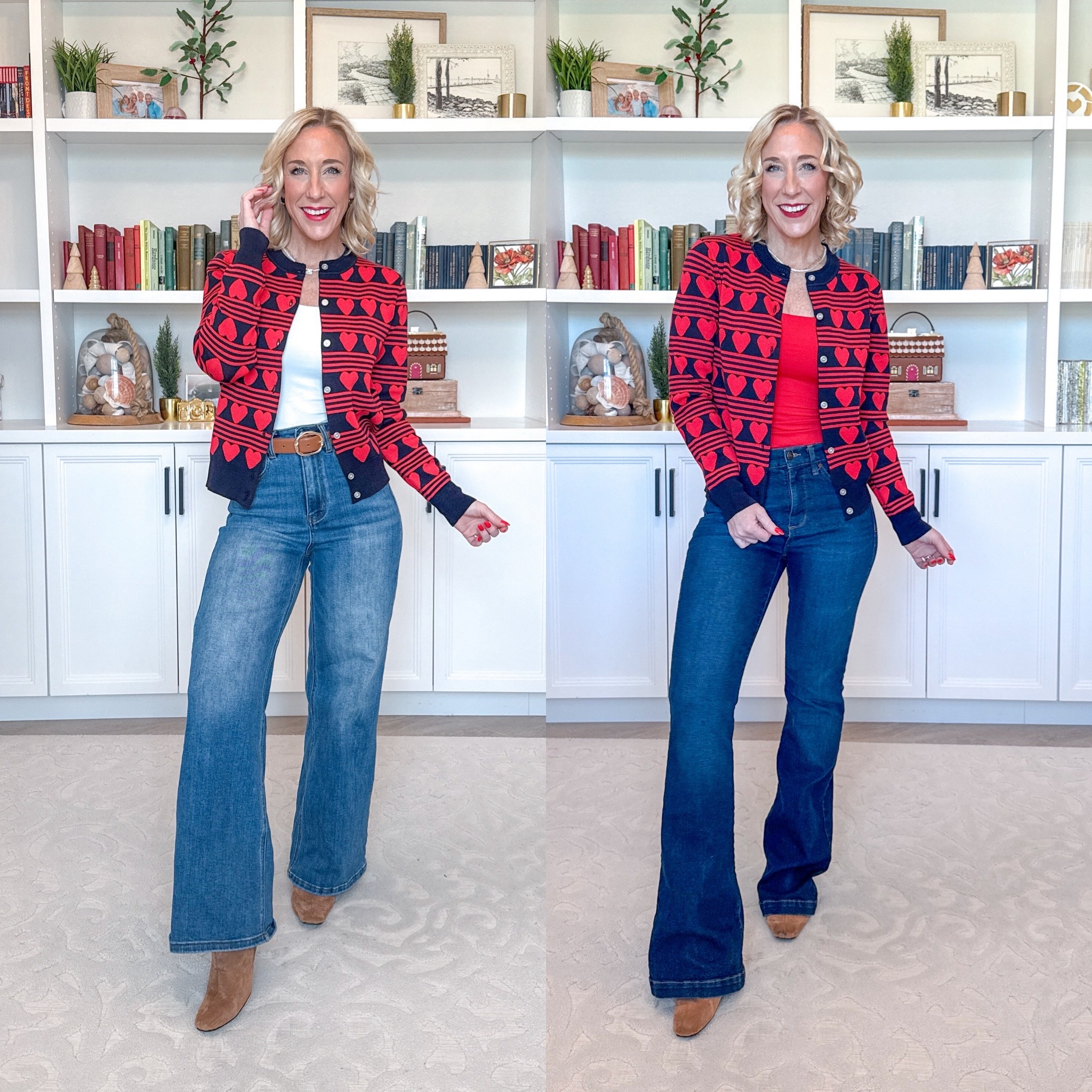 Walmart - new arrivals * Heart Print Cardigan - size XS. $24. 2 colors. * red cami - size small * Flare High Rise Jeans - size 2 (could have done a 0). $25.

 

#LTKFindsUnder50 #LTKOver40 #LTKSeasonal