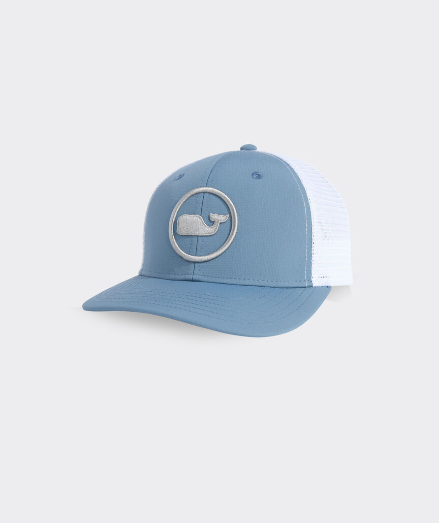 Performance Whale Dot Trucker Hat | vineyard vines