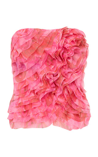 Charmed Strapless Ruffled Bustier Top | Moda Operandi (Global)