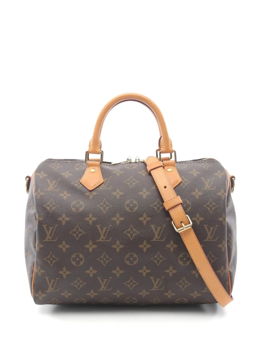 Louis Vuitton Pre-Owned 2016's Speedy Bandouliere 30 monogram tote bag - Brown | Farfetch Global