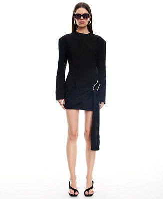 Women's Martini Long-Sleeve Mini Dress | Macy's