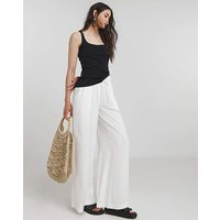 Linen Wide Leg Trousers | Simply Be (UK)