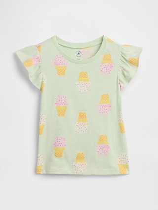 babyGap Flutter Sleeve T-Shirt | Gap Factory