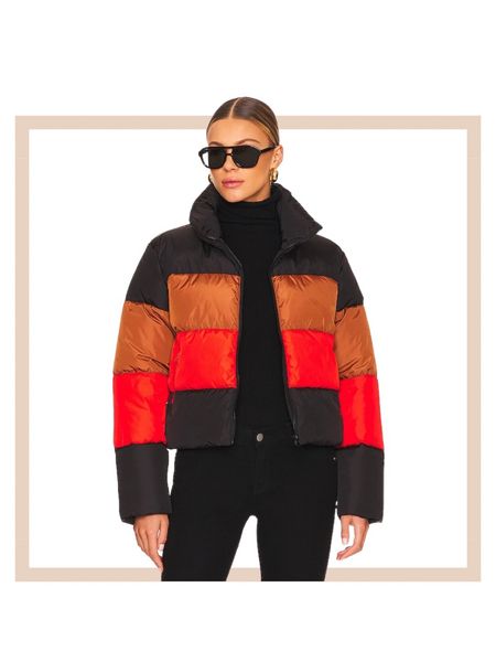 Multi colour puffer jacket coat

#LTKstyletip #LTKfindsunder50 #LTKfindsunder100