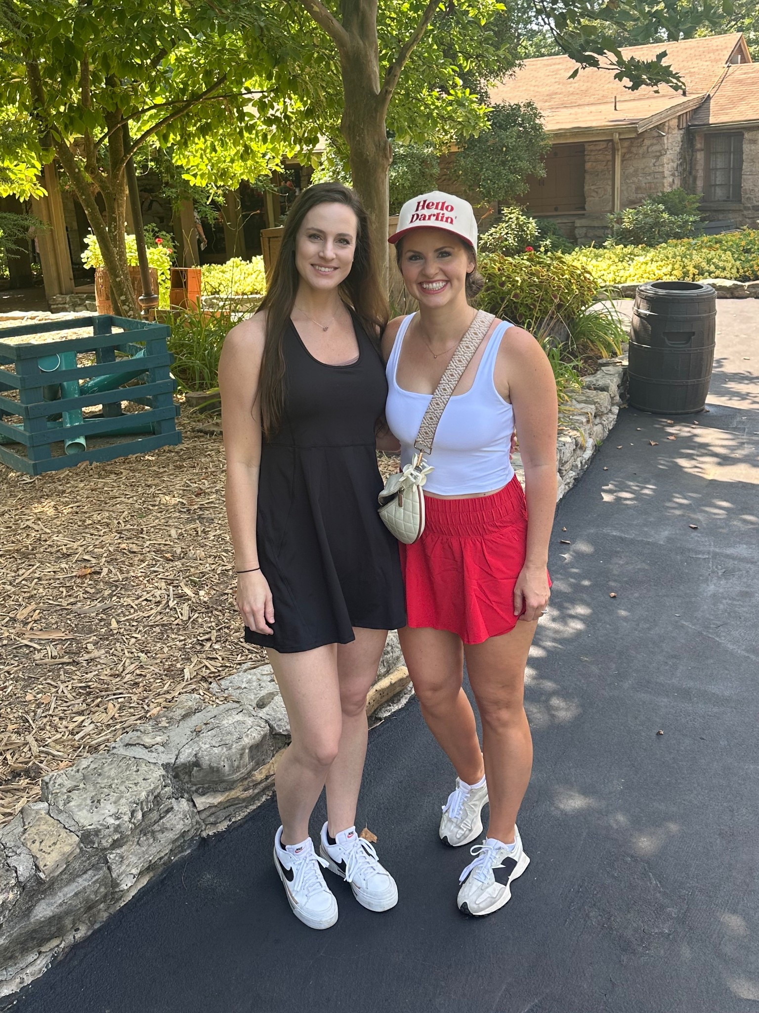 SDC Theme park outfit- what we wore to the theme park! Comfort is key. Comfortable walking shoes, tank/ skort or tennis dress, crossbody bag. 

Wearing size m in amauto immunity teacher

#LTKActive #LTKSeasonal #LTKTravel