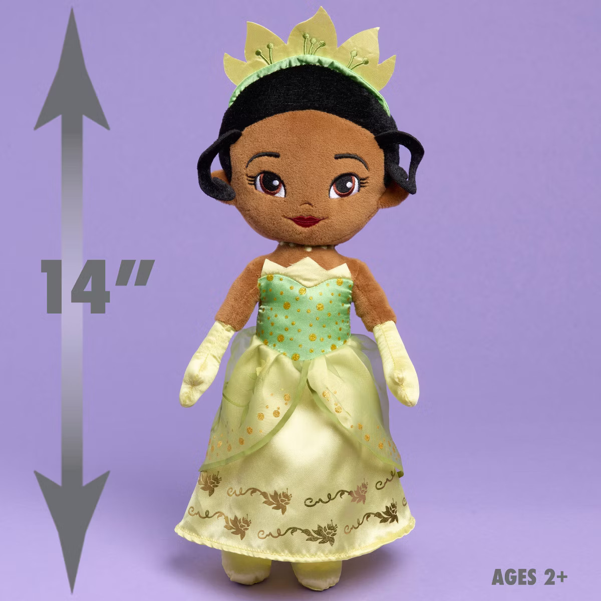 Disney Princess Signature Collection Large Plush Tiana: Creative Thinking Stuffed Doll, Polyester... | Target