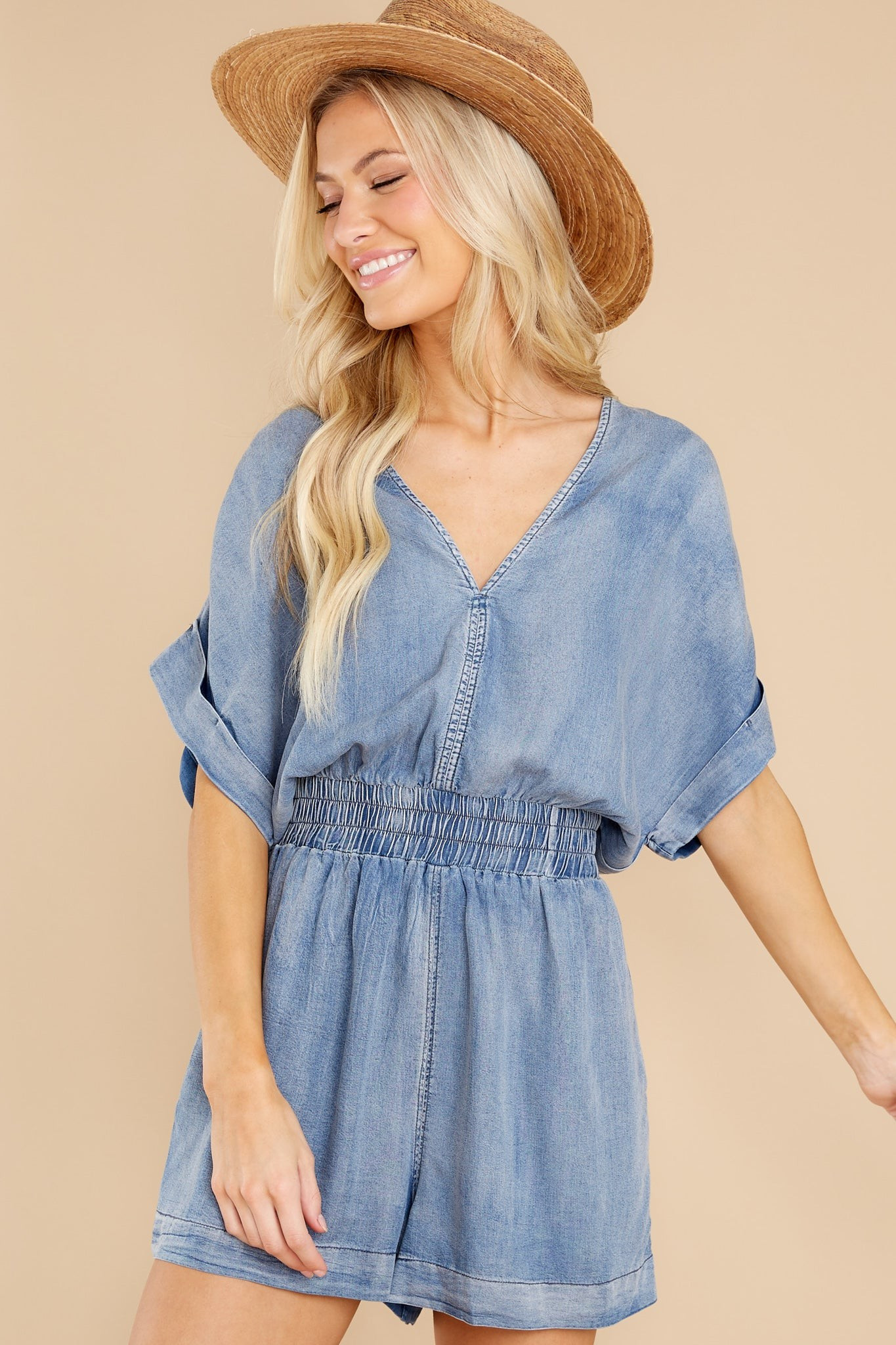 Chambray | Red Dress 