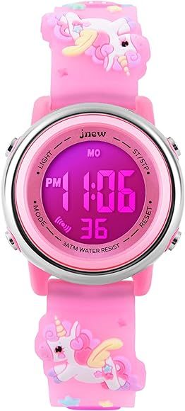 L LAVAREDO Kids Watches Girl Watches Ages 3-12 Sports Waterproof 3D Cute Cartoon Digital 7 Color ... | Amazon (US)