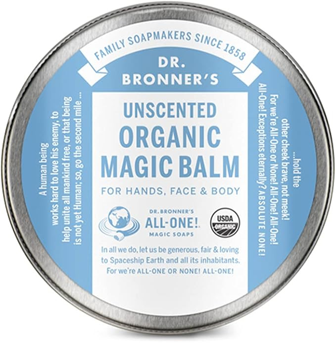 Dr. Bronner's - Organic Magic Balm (Baby Unscented, 2 Ounce) - Made with Organic Beeswax & Hemp O... | Amazon (US)