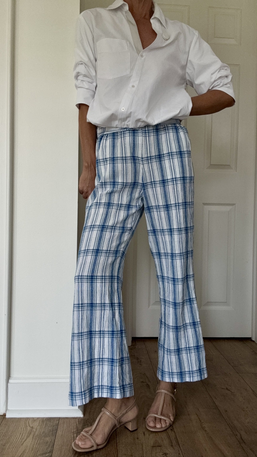 $40 pants paired with a $325 shirt.  That’s called high/low dressing ✅

#LTKootd #LTKOver40 #LTKSaleAlert