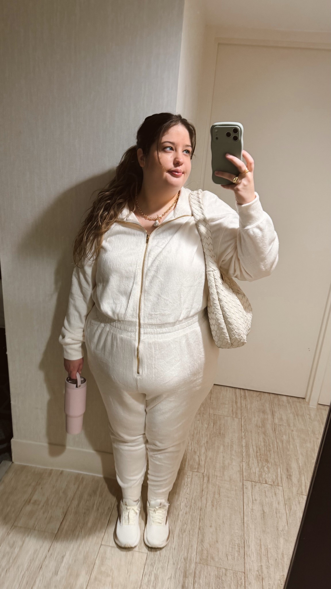 wearing a size 2x & comes in white & black right now. 

I also have a brown one in a 3x from years ago same brand that I loveee but got a little too big on me :) 

#LTKPlusSize #LTKSaleAlert #LTKootd