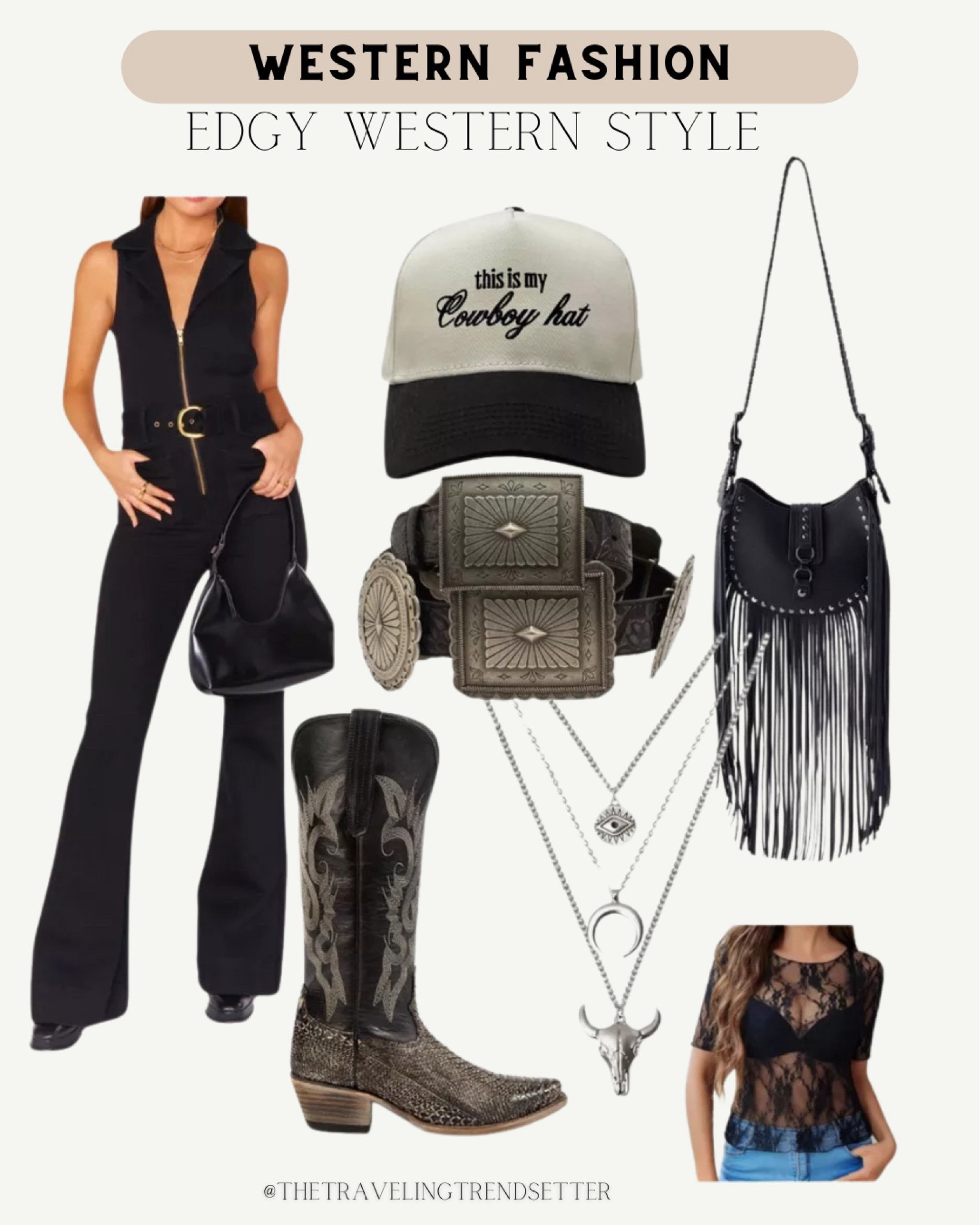 Western fashion edgy look - country concert outfit idea 

#LTKFindsUnder100 #LTKStyleTip #LTKFindsUnder50
