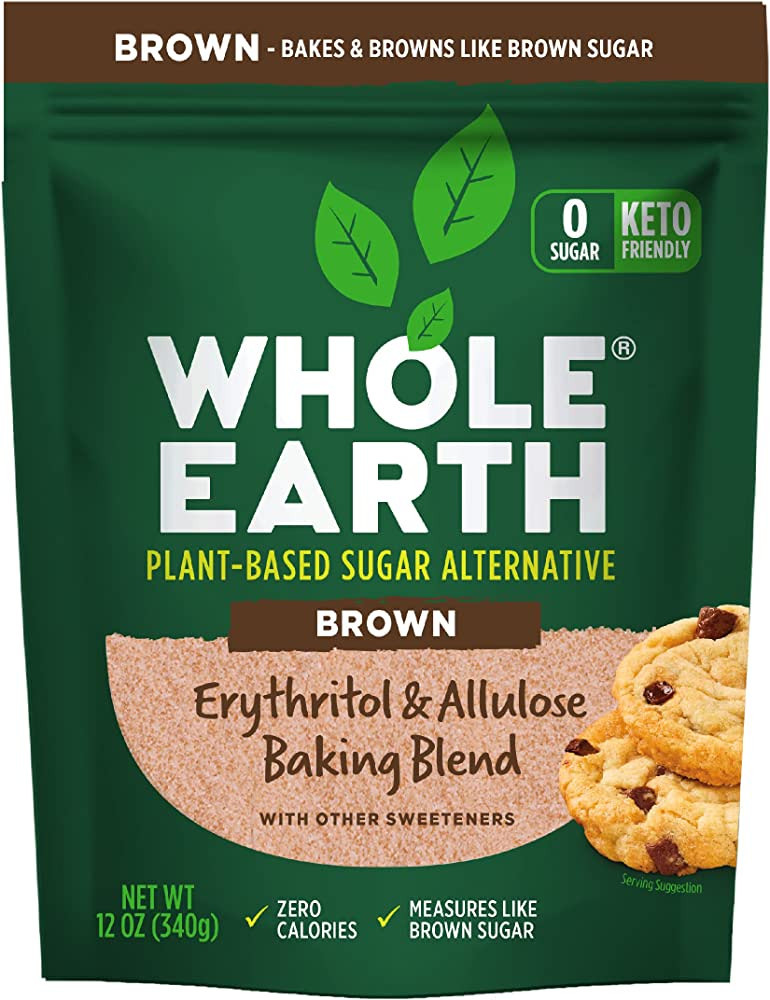 Whole Earth Allulose Baking Blend Brown Sugar Substitute, 12 Ounce Bag | Amazon (US)