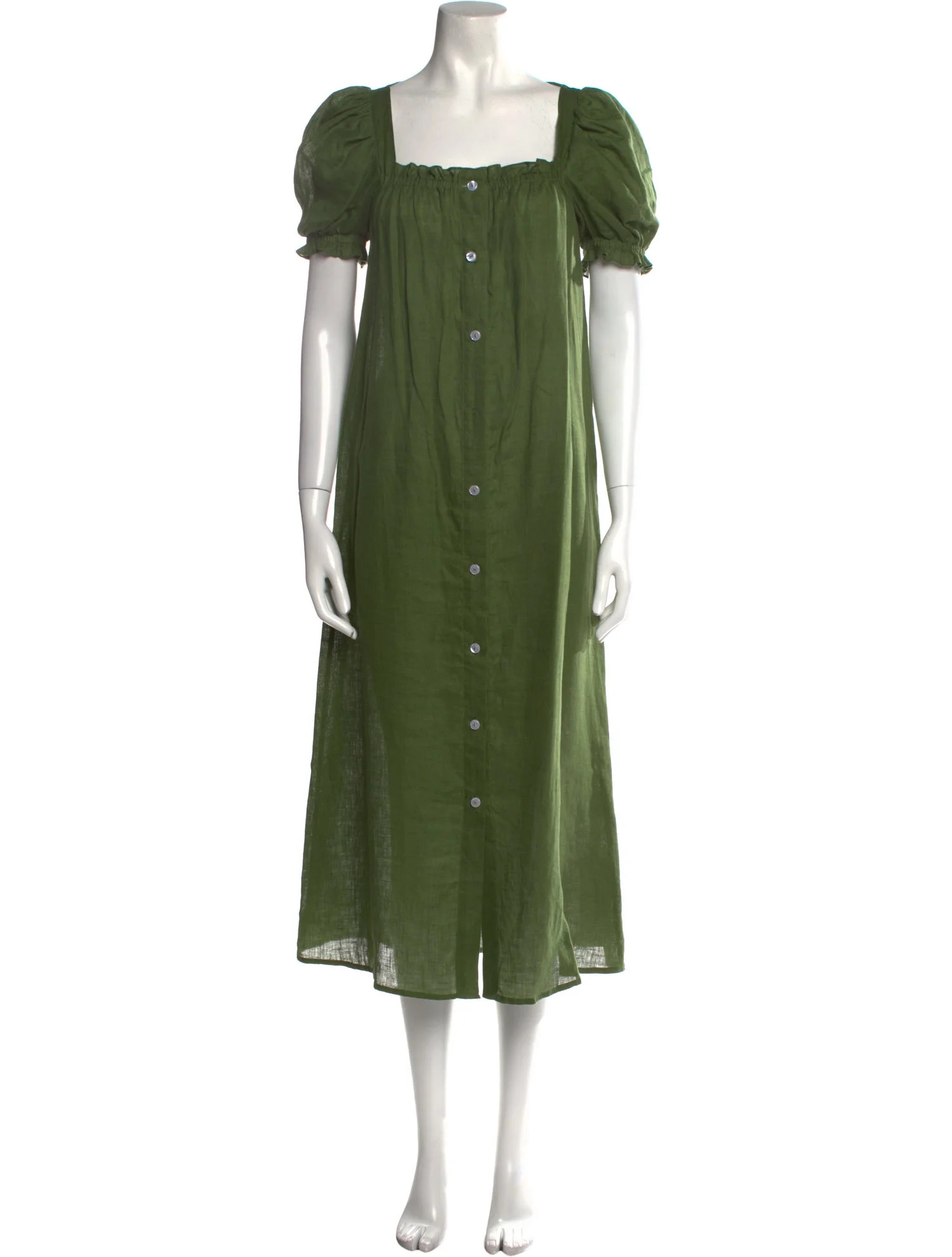 Square Neckline Long Dress | The RealReal