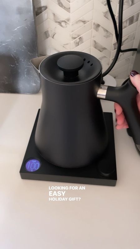 Looking for an easy holiday gift? 🎁 This electric kettle is perfect and will be something they’ll use every day. I love the modern, minimalistic design that looks so sleek on the kitchen counter. It’s lightning fast with a single dial for temperature control. The matte finish makes it easy to hold without burning your hands. 

Gift guide, gifts for her, gifts for him, hostess gift, gift ideas, electric kettle, home gifts, kitchen gifts, office gifts, holiday, Christmas, The Stylizt 



#LTKHoliday #LTKGiftGuide #LTKhome