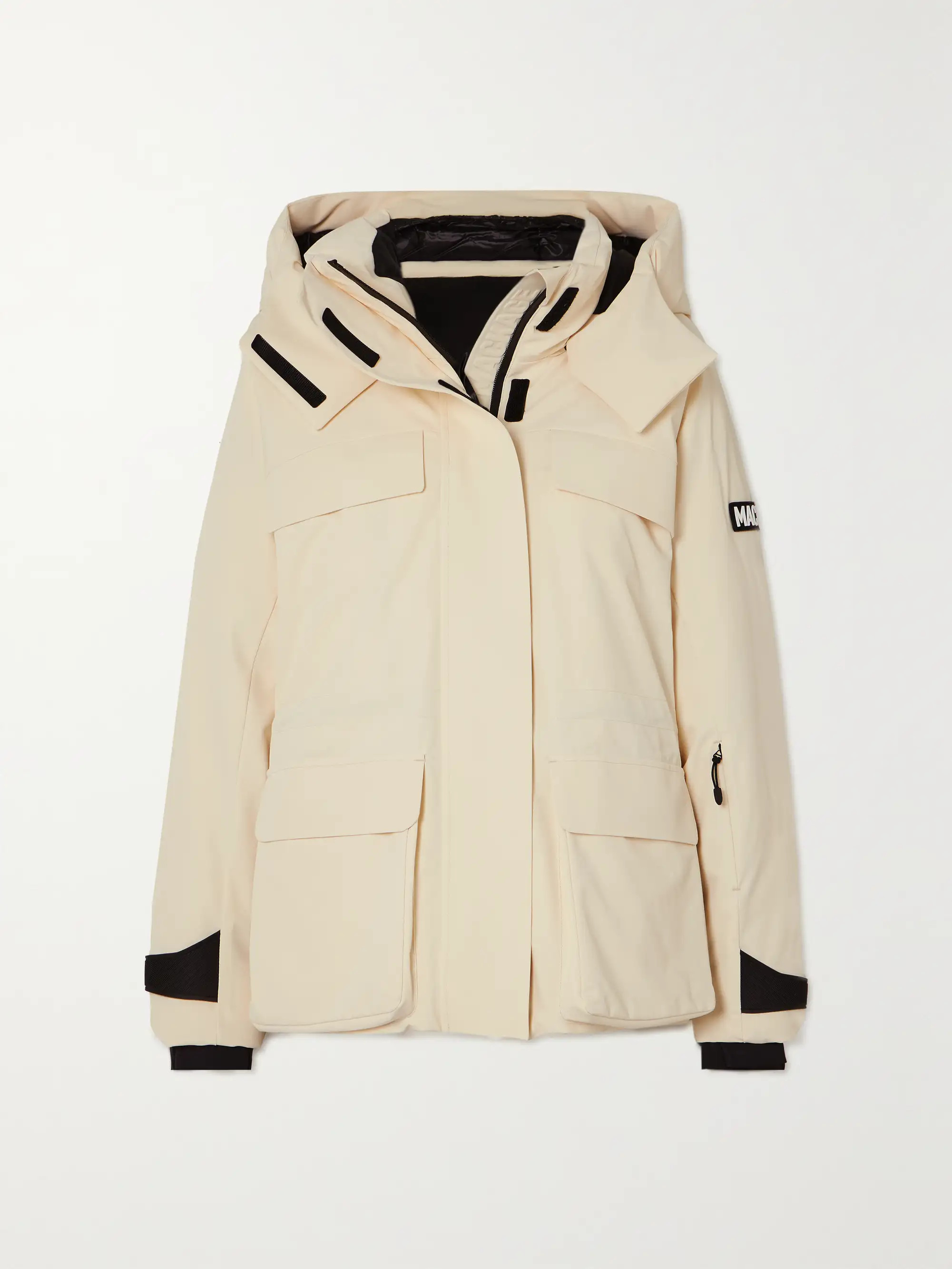 Iclyn hooded appliquéd ski jacket | NET-A-PORTER (US)