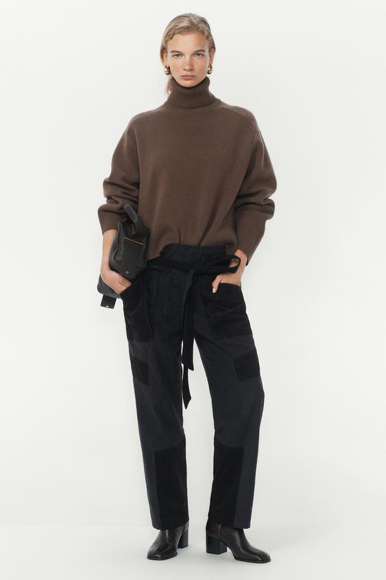 PATCHWORK CARGO PANTS - THE ITEM ZARA WOMAN | Zara US