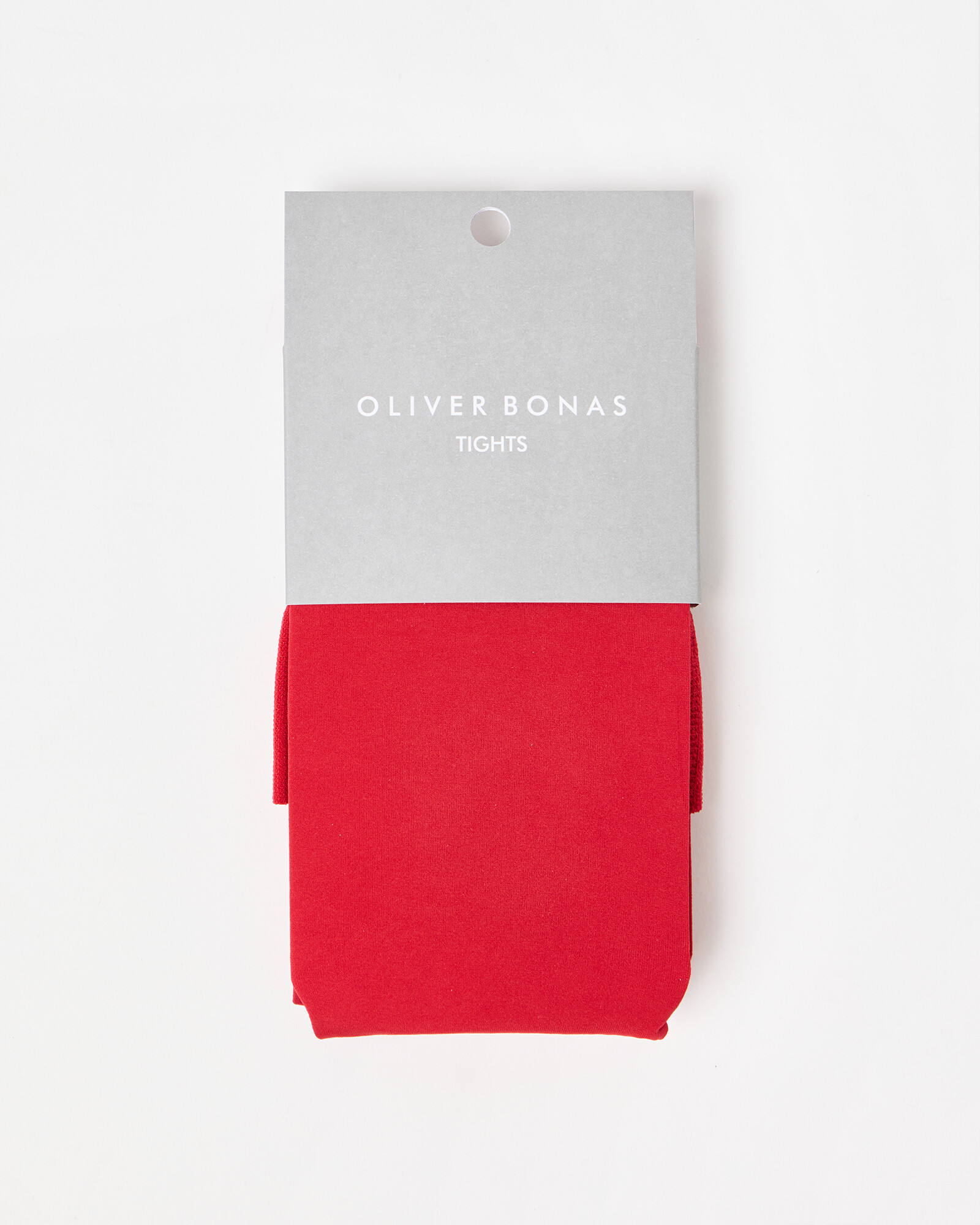 Red Opaque Tights, size Medium/Large | Oliver Bonas (Global)