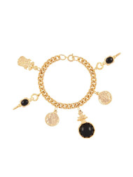 1980s charm chain bracelet