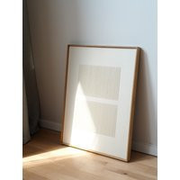 05-Modern Minimalistic Japandi Canvas Art, Textile Wall Hanging, Midcentury Wabi Sabi Modern Framed Decor | Etsy (US)