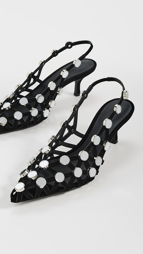 Grid Slingback Pumps 50mm | Shopbop