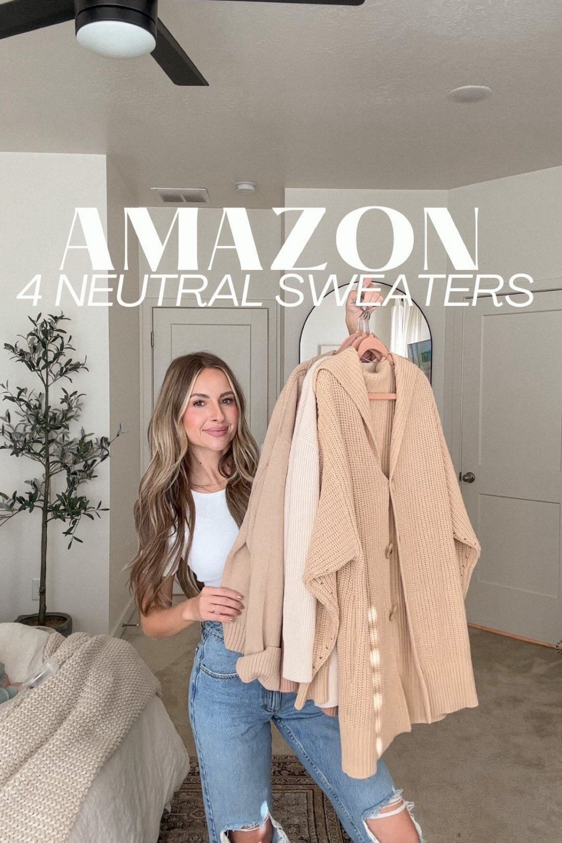 Four of my favorite neutral, sweaters from Amazon! These are also comfortable and the perfect thing to throw on!🥰🩷

Neutral sweaters, comfy sweaters, cute sweaters, winter outfits, warm sweaters, winter outfit inspiration, Amazon finds, Amazon sweaters, women’s sweaters 

#LTKover40 #LTKSeasonal #LTKstyletip