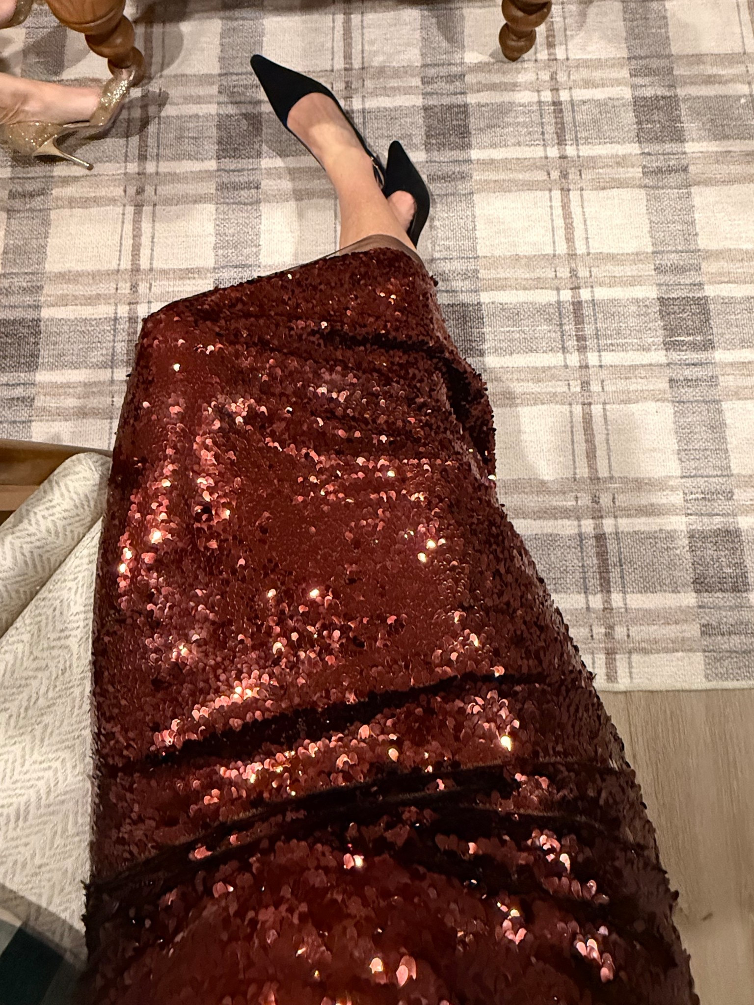 The most gorgeous sequined skirt!! Great quality and beautiful color 😍 

#LTKOver40 #LTKootd #LTKHoliday