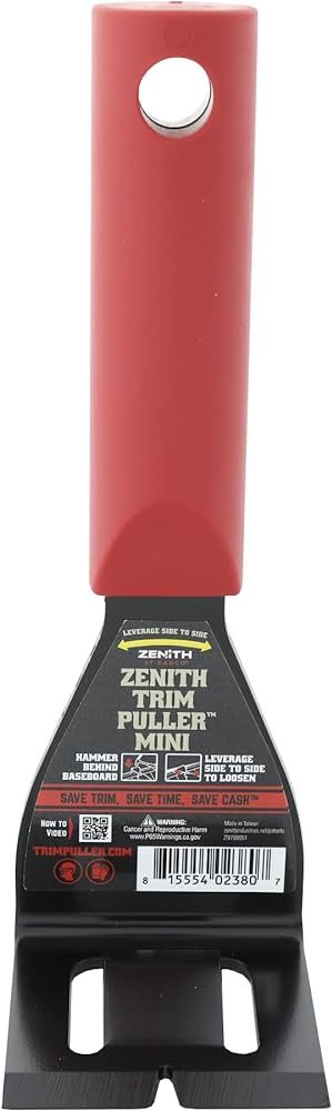 Zenith by Danco Trim Puller Mini ZN700051, Compact and Lightweight Tool for Easy Baseboard and Tr... | Amazon (US)