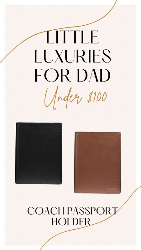 This coach passport holder is perfect for any dad !!!❤️

Coach. Passport holder. Gift ideas for dad. Father’s Day gift guide. Men’s gifts  

#LTKGiftGuide #LTKTravel #LTKMens