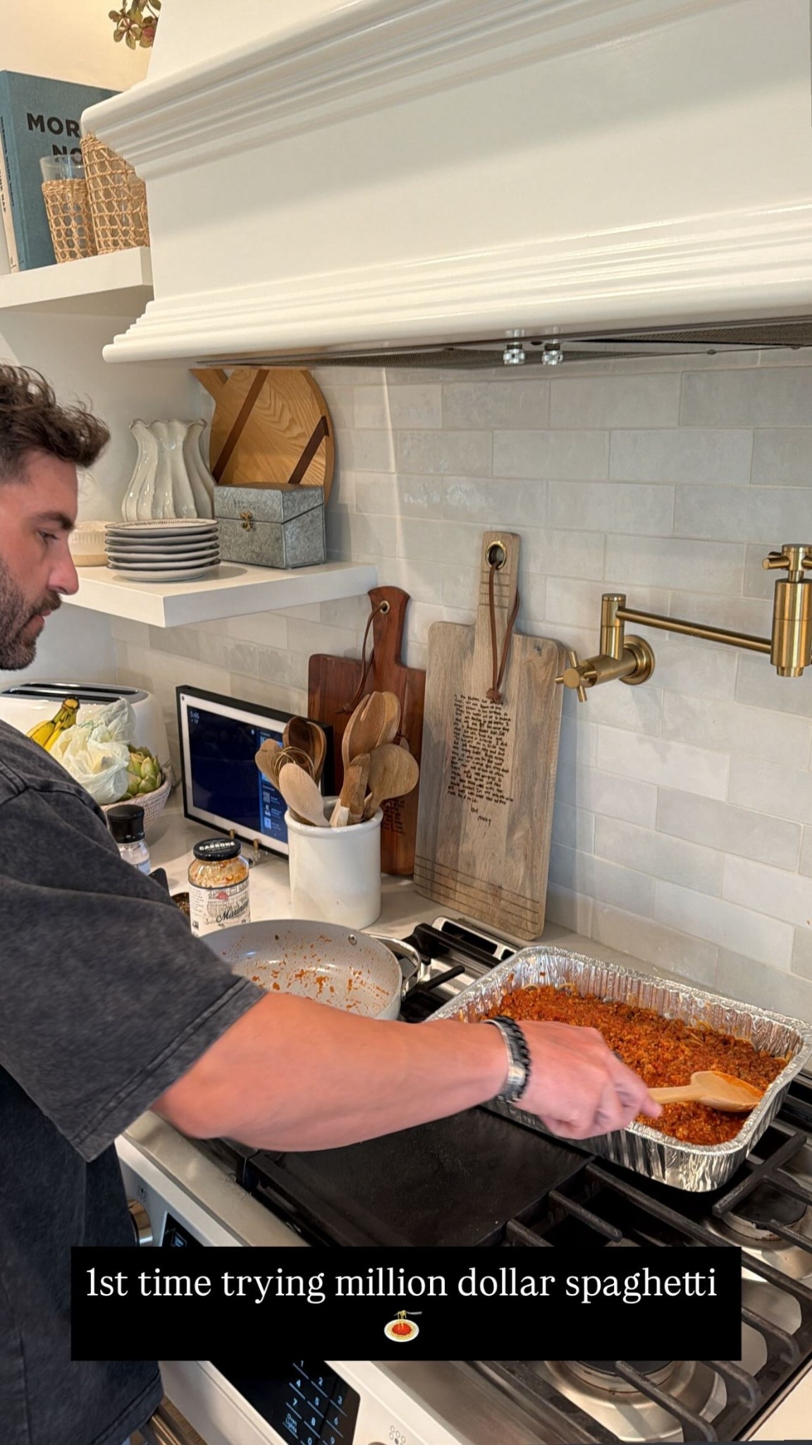 1st time trying million dollar spaghetti 🍝