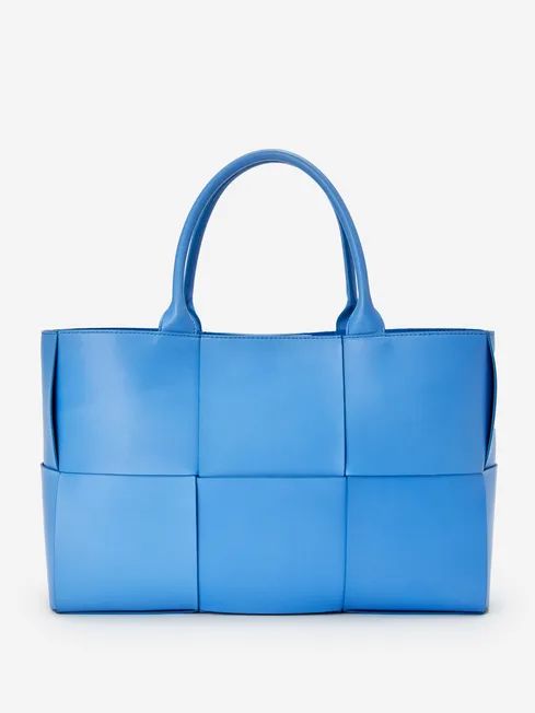 Mega Tessare Woven Leather Handbag | J.McLaughlin