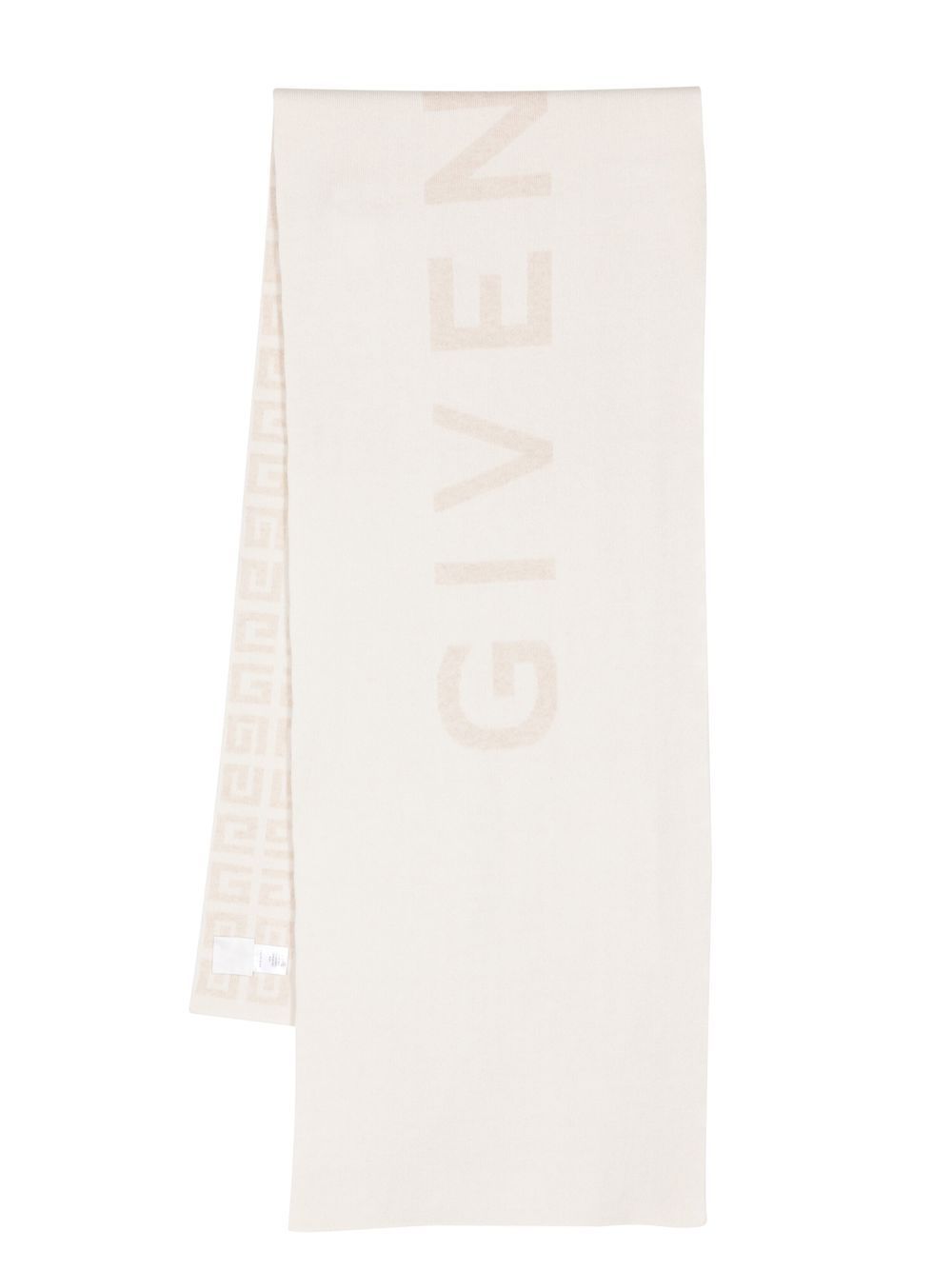 Givenchy Monogram intarsia-knit Logo Scarf - Farfetch | Farfetch Global