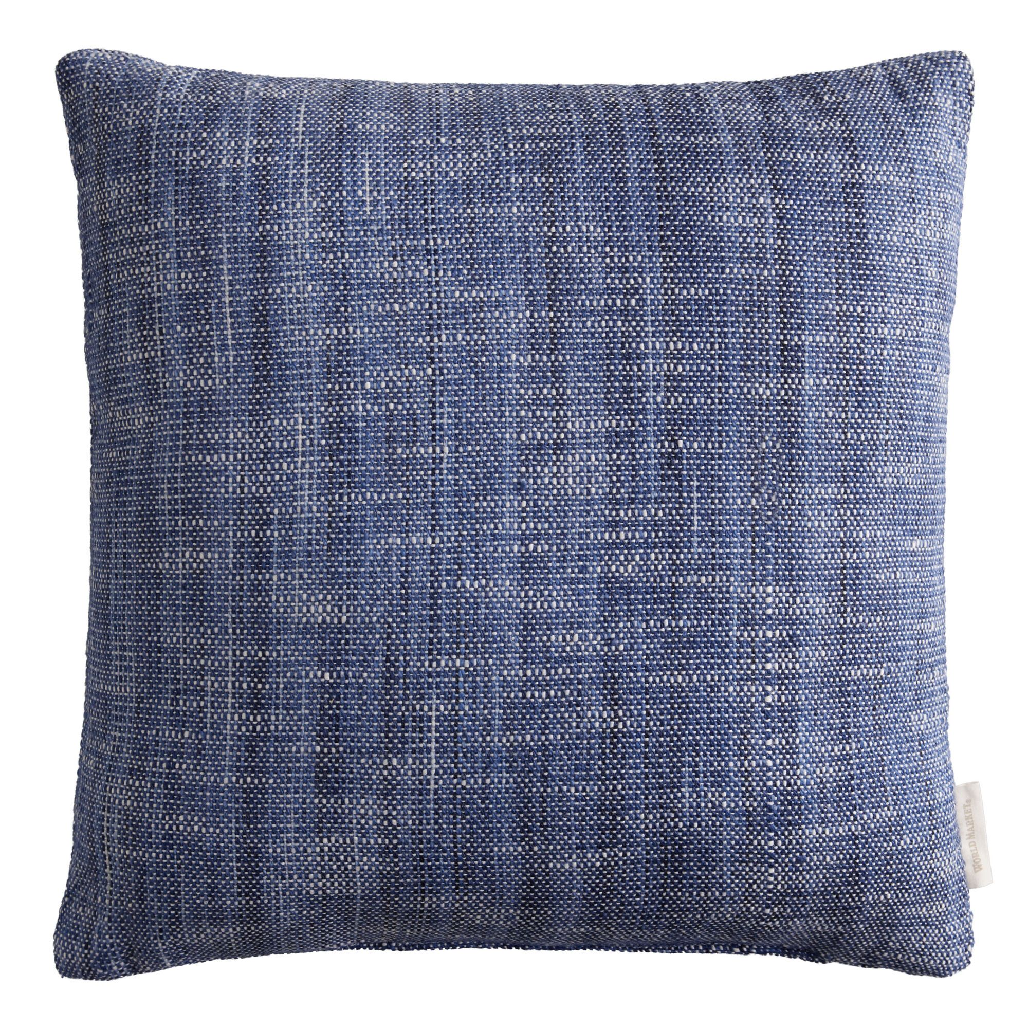 Solid Woven Reversible Indoor Outdoor Throw Pillow | World Market