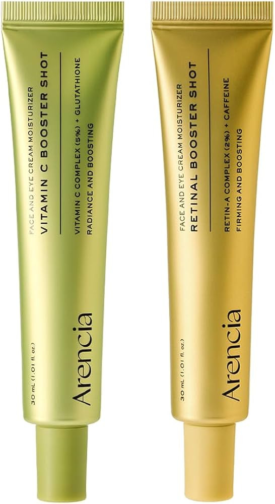 Arencia Vitamin C and Retinal Booster Shot Duo - for Dark-spot care and Tightening Fine Lines, Po... | Amazon (US)