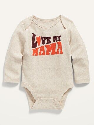 Unisex Graphic Long-Sleeve Bodysuit for Baby | Old Navy (CA)