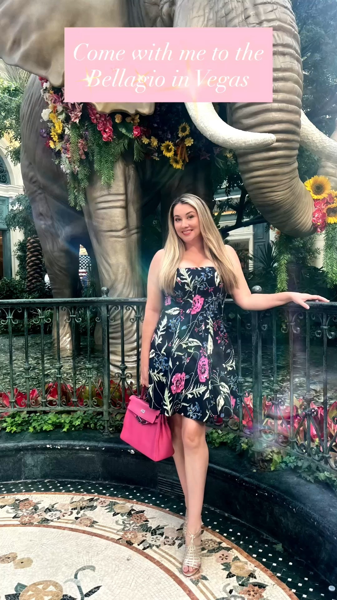 Just another magical day in Vegas. 💫There’s an awesome jungle 🐅🐘🌺 themed conservatory garden to explore new for summer and luxury shopping galore. Make sure to visit @bellagio this summer. My dress is from Express feels so comfortable, has stretch. Linked and on sale now for less than $30. And it even has pockets! #summerdress #luxuryshopping #explorepage✨ #bestoflasvegas #lifestyle #designerhandbags

#LTKdayinmylife #LTKvlog #LTKTravel