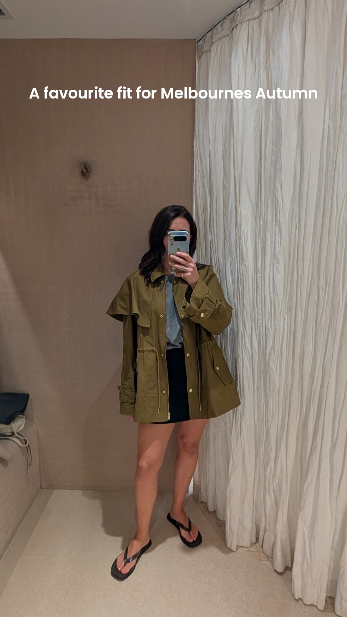 I love nothing more than a cool change with some sunshine, a Parker/anorak a tee and a skort! 

Wearing a Medium in the jacket
A small in the tee
My standard 10 in the skort


#LTKaustralia