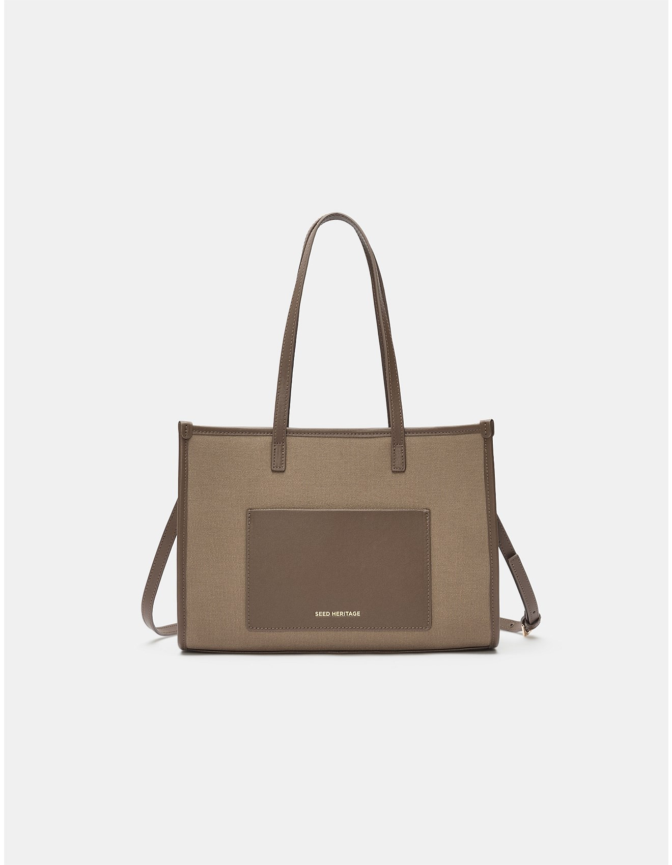 LEATHER DETAIL CARRY ALL MINI TOTE | David Jones (Australia & New Zealand)