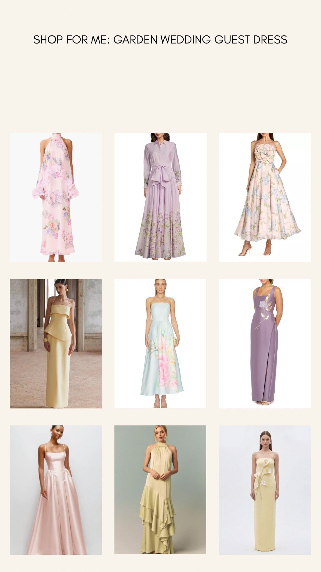 Garden wedding guest dresses. All for less than $300!

#LTKgrwm #LTKWedding