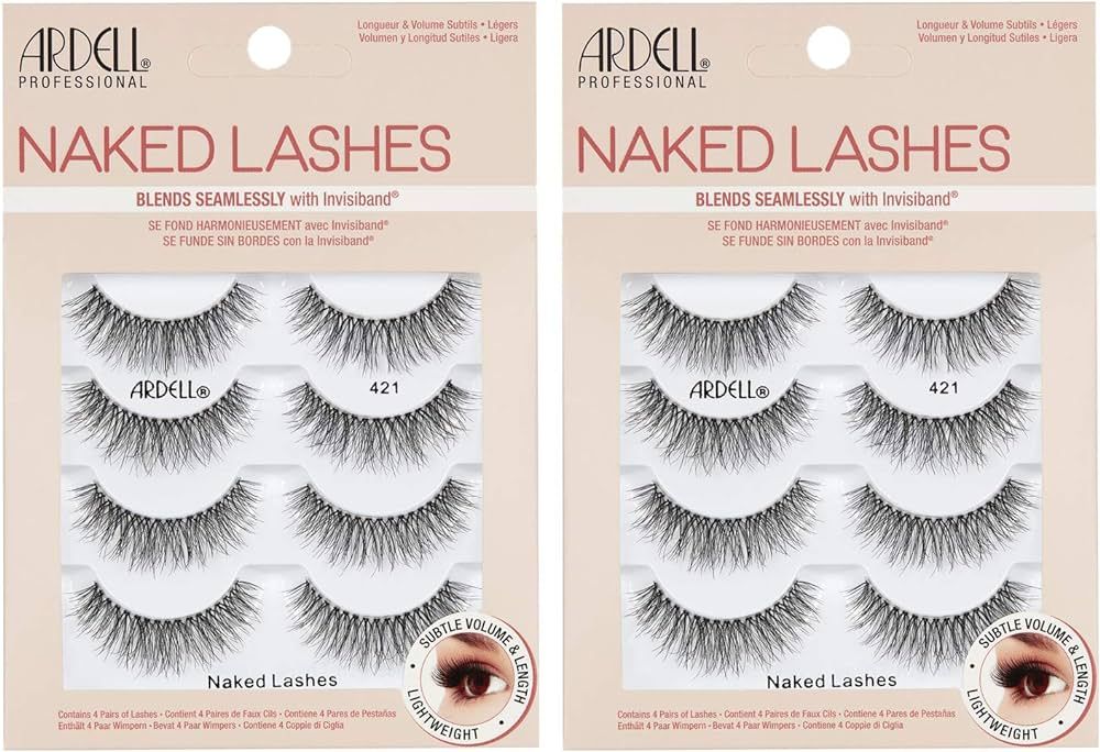 Ardell Strip Lashes Naked Lashes #421, 4 Pairs x 2-Pack | Amazon (US)